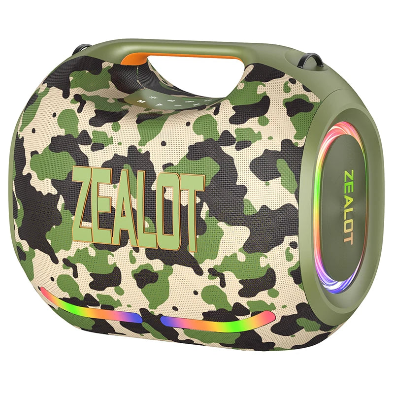 ZEALOT-ZE21 250W Big Power Wireless TWS Subwoofer Bluetooth Speaker High Volume Waterproof Portable Mobile Power HIFI Sound